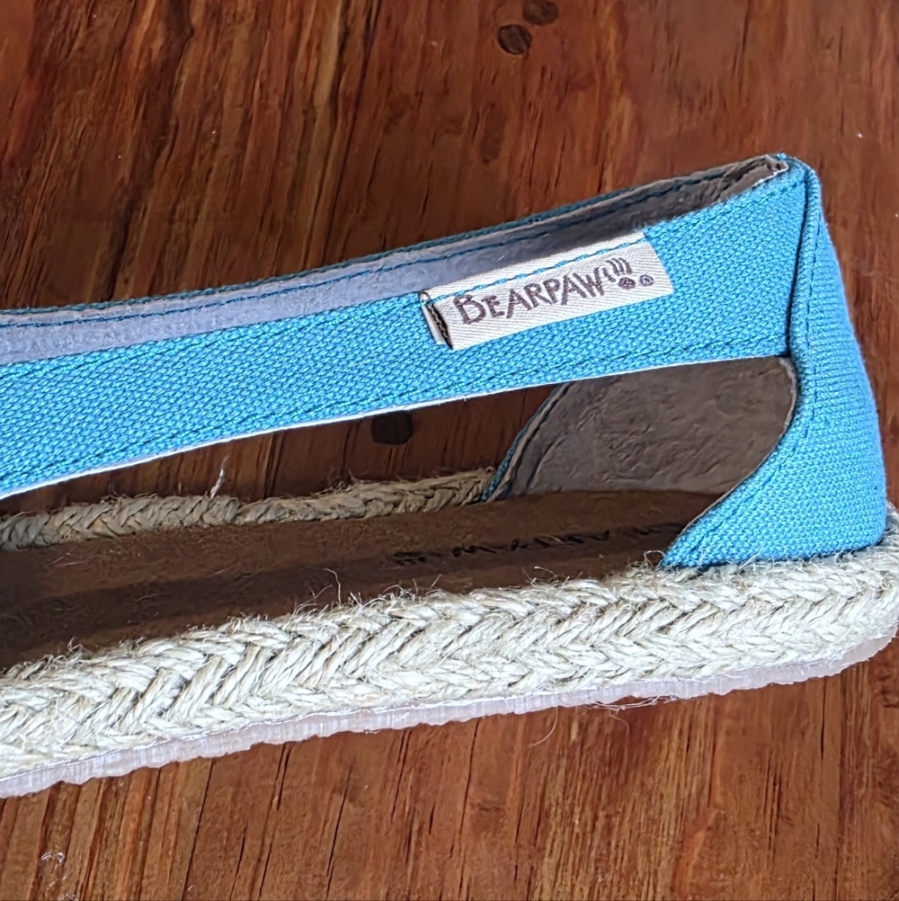 BearPaw Women's Vibrant Blue Espadrilles - Picture 6 of 8